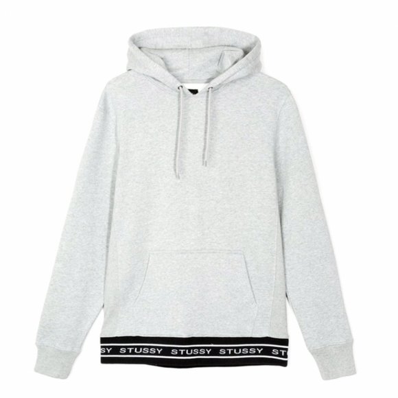 Stussy Jacquard Rib Hoodie in Gray (S) - Picture 1 of 5